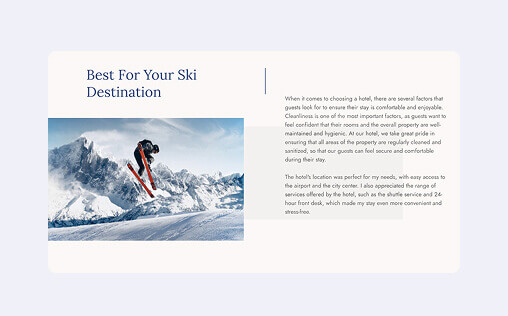 Website template design number fourteen variation six