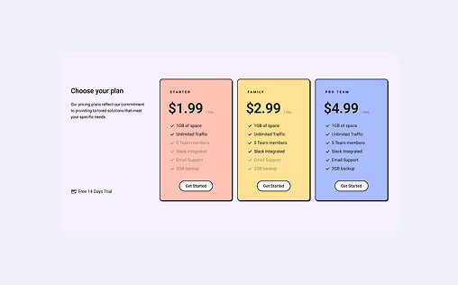 Website template design number fourteen variation eight