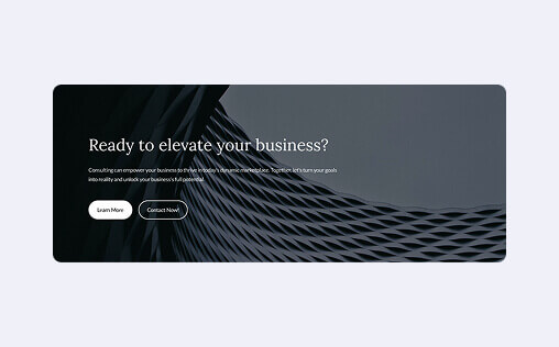Website template design number fourteen variation nine