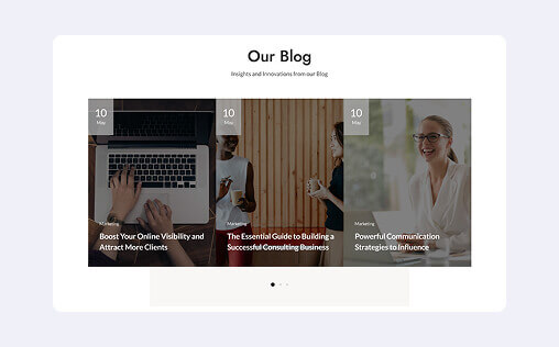 Full website template design number fourteen
