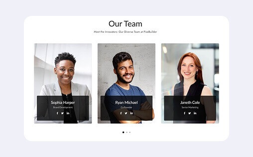 Website template design number six