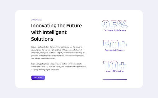 Website template design number nine