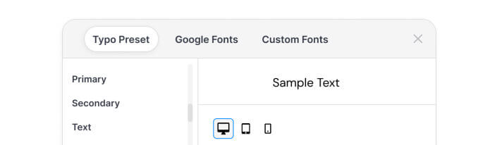 Homepage feature section six alternate view